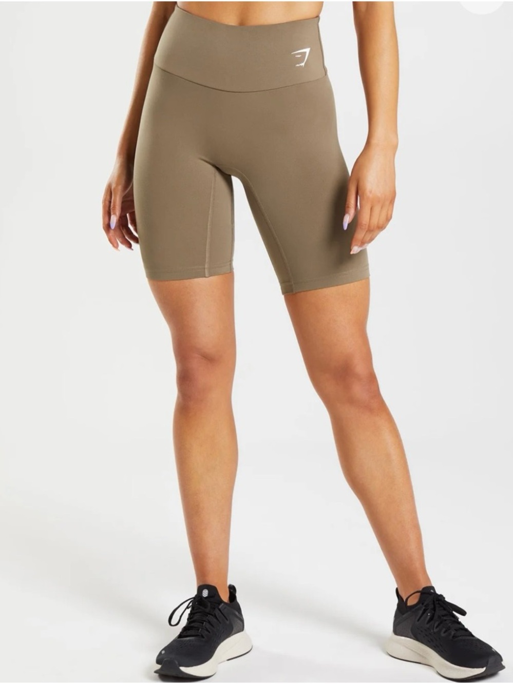Gymshark High-Rise Bike Shorts - ‘Soul Brown’